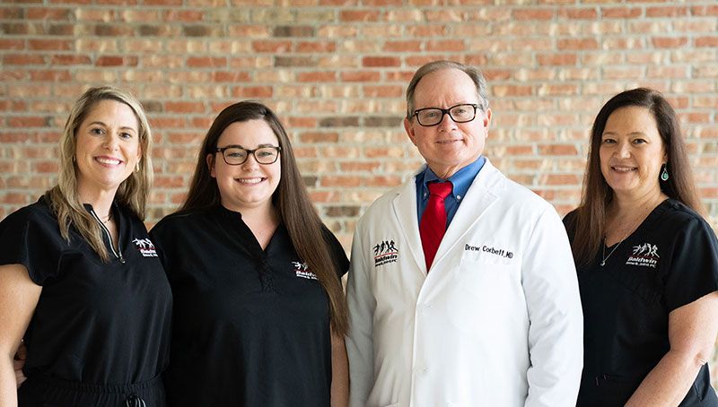 Dr. Corbett group photo